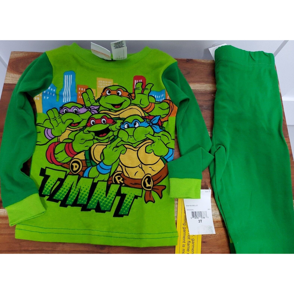 Teenage Mutant Ninja Turtles 3T toddler Team Turtles Sleep Pajama Set Pants - Picture 1 of 3